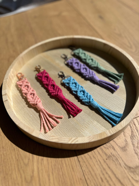 Nature Knot - Makramee Schlüsselanhänger