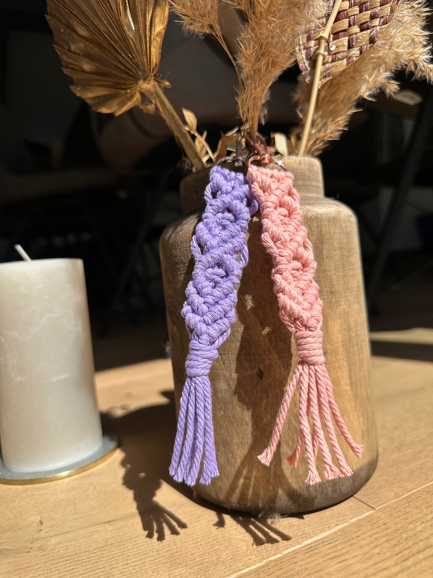 Nature Knot - Makramee Schlüsselanhänger