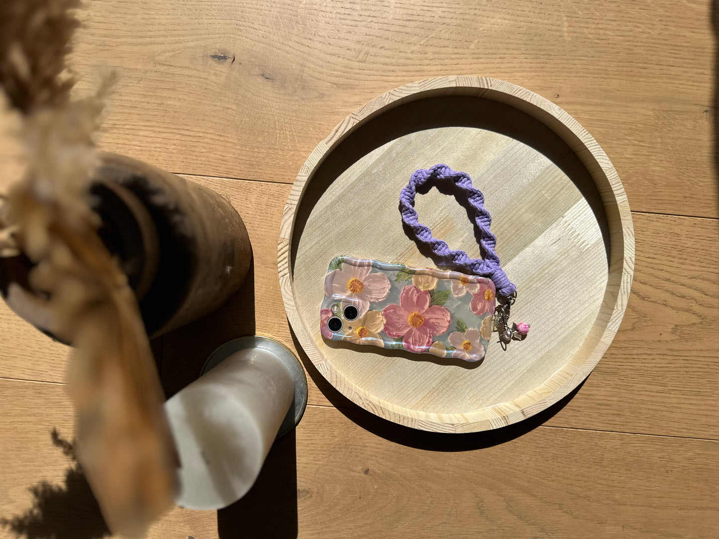 Kordel Loop - Handykette gekordelt (kurz)