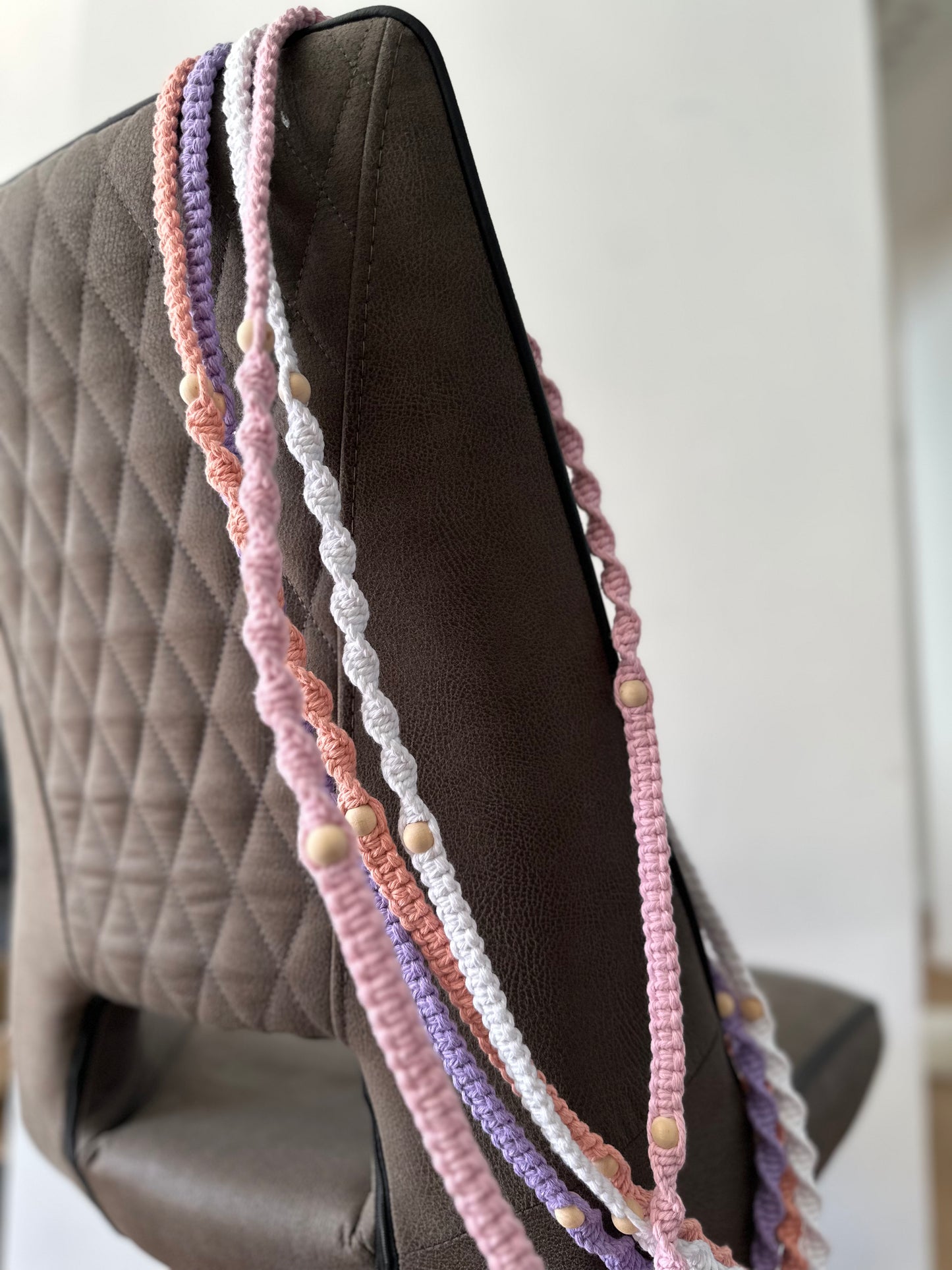 Twisted Chain - Handykette gekordelt (lang)