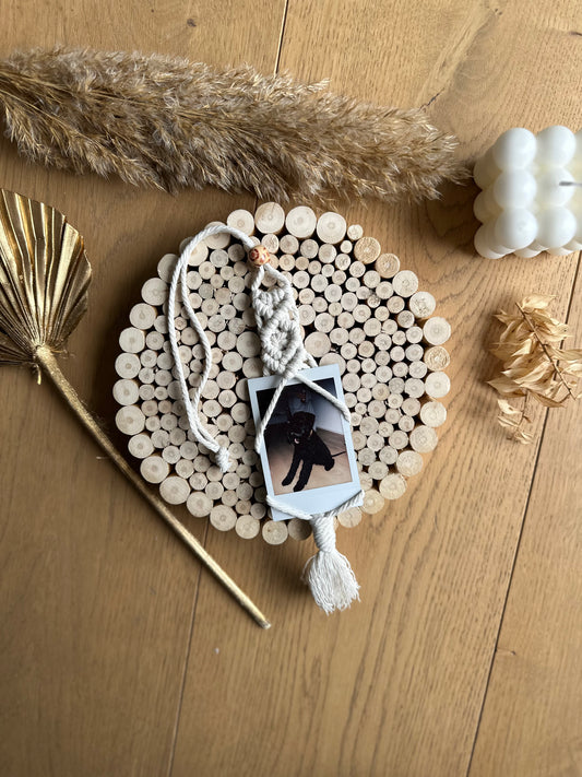 Macramirror – Makramee-Bildanhänger für den Rückspiegel